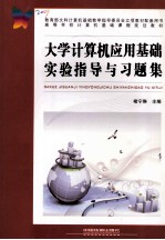 大学计算机应用基础实验指导与习题集 封面