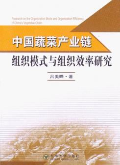 中国蔬菜产业链组织模式与组织效率研究 封面