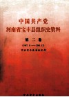 中国共产党河南省宝丰县组织史资料  1987.11-2001.12 封面