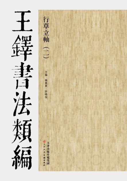 行草立轴  王铎书法类编  2 封面