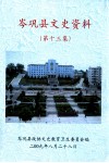 岑巩县文史资料  第13集 封面