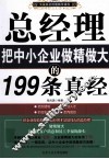 总经理把中小企业做精做大的199条真经 封面