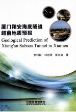 厦门翔安海底隧道超前地质预报 封面