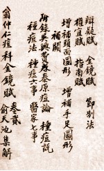 翁仲仁先生痘科金镜赋 卷2 封面