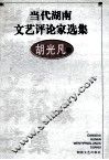 当代湖南文艺评论家选集  胡光凡卷 封面