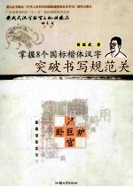 掌握8个国际楷体汉字突破书写规范关 封面