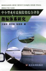 中小型水库震损险情综合评价指标体系研究 封面