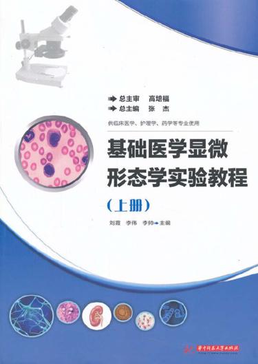 基础医学显微形态学实验教程  上  供临床医学护理学药学等专业使用 封面