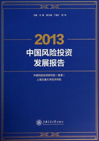2013中国风险投资发展报告 封面