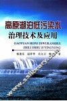 高原湖泊低污染水治理技术及应用 封面