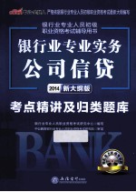 银行业专业实务  公司信贷考点精讲及归类题库 封面
