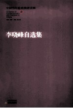 李晓峰自选集 电子书封面