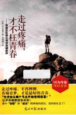 走过疼痛，才不枉青春  写给正在努力寻求突破的你 封面