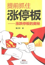 提前抓住涨停板  涨跌停板的奥秘 封面