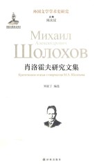 肖洛霍夫研究文集 封面