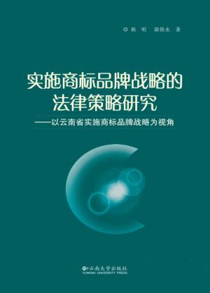 实施商标品牌战略的法律策略研究：以云南省实施商标品牌战略为视角 封面