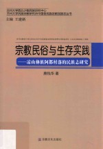 宗教民俗与生存实践 凉山彝族阿都村落的民族志研究 封面