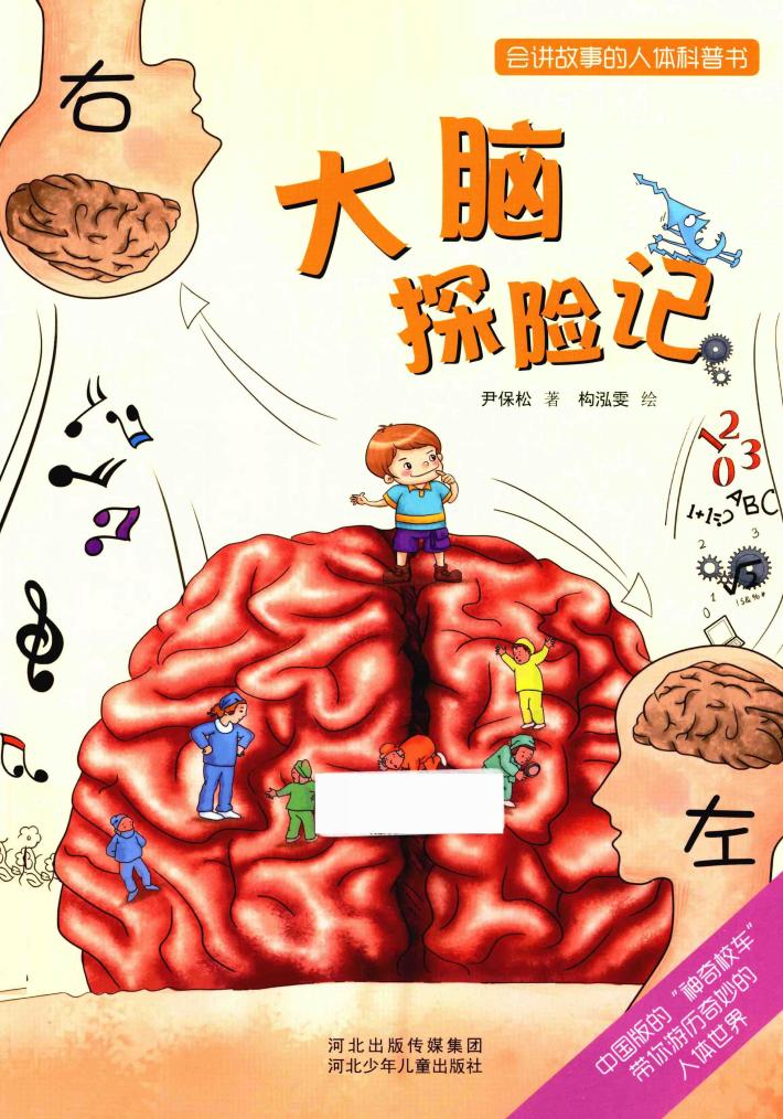 会讲故事的人体科普书  大脑探险记 封面