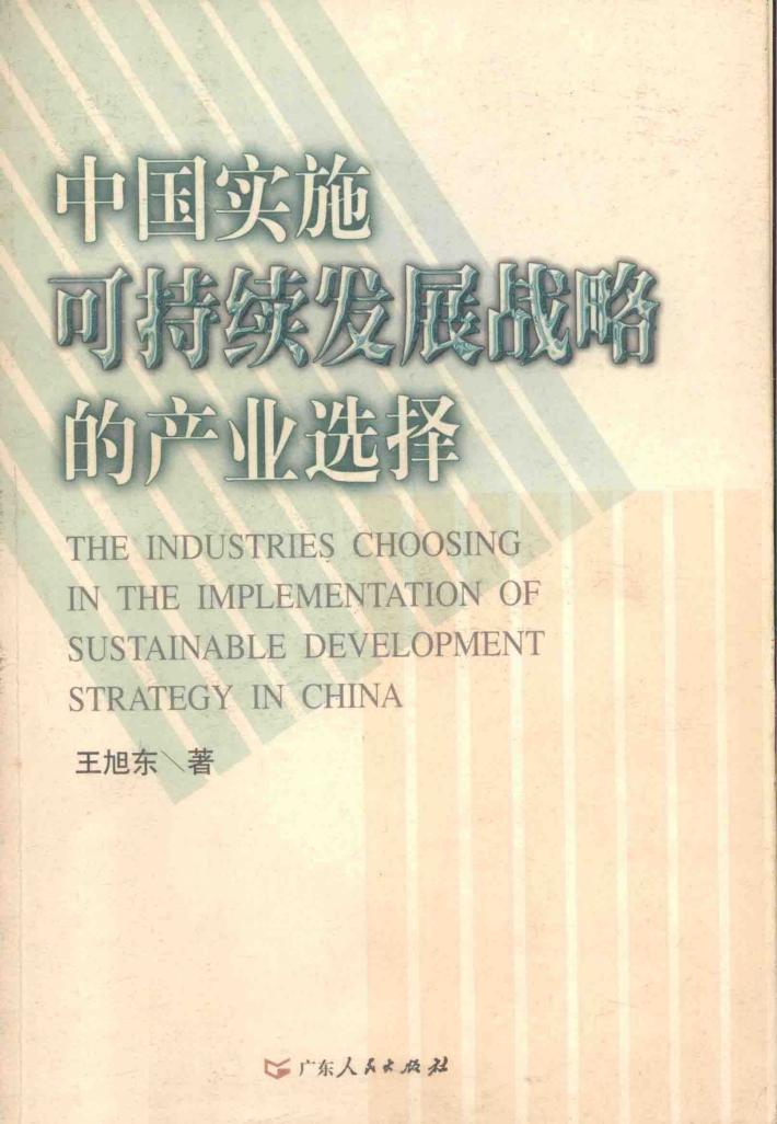 中国实施可持续发展战略的产业选择 封面