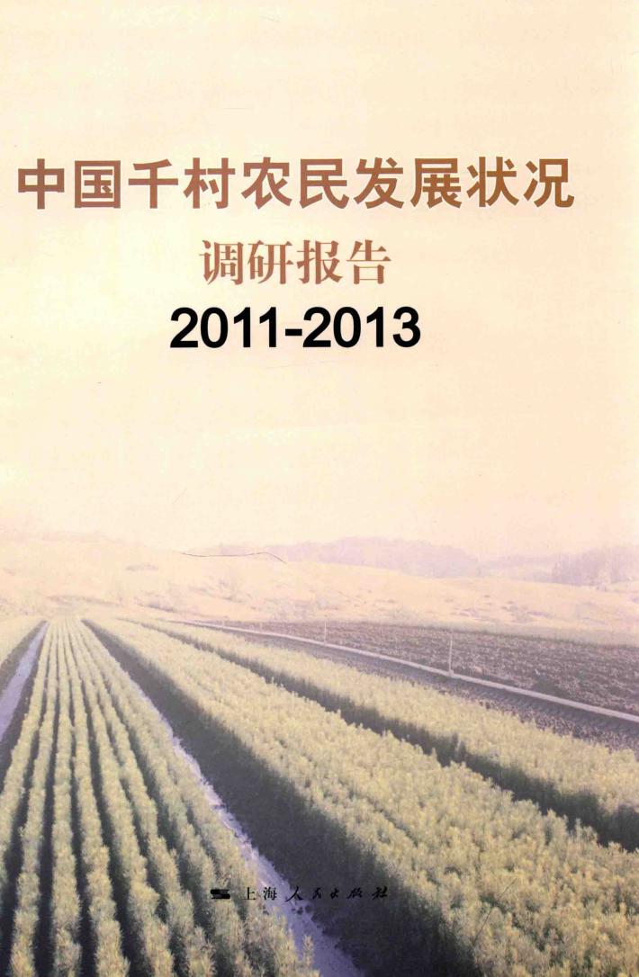 中国千村农民发展状况调研报告  2011-2013 封面