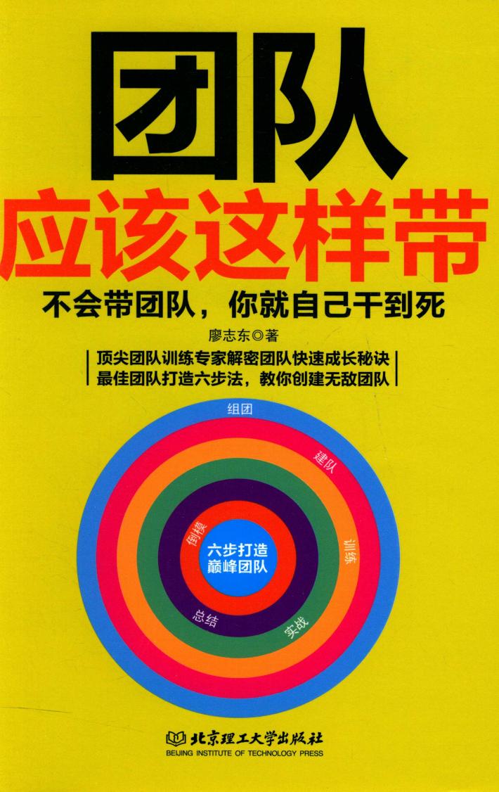 团队应该这样带  不会带团队，你就自己干到死 封面