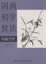 国画初学技法  写意兰竹 封面