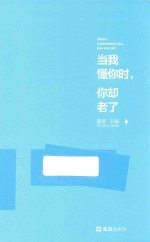 当我懂你时，你却老了 封面