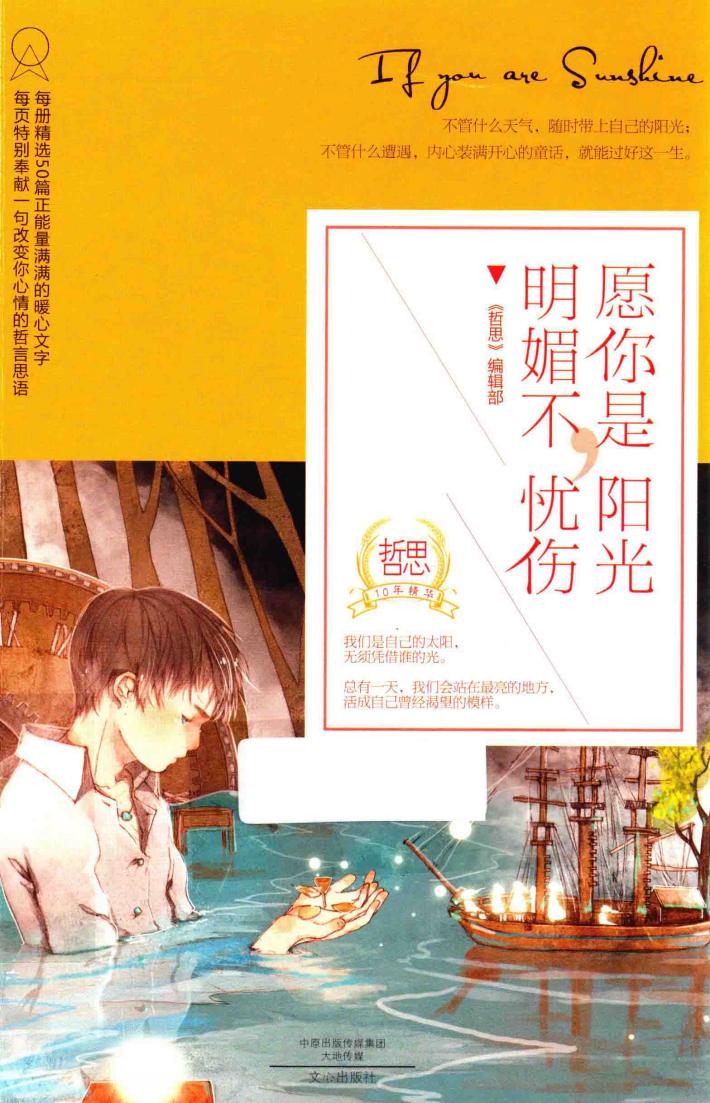 愿你是阳光，明媚不忧伤 封面