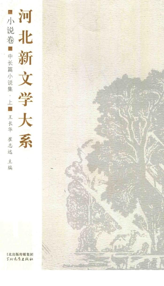 河北新文学大系  小说卷  中长篇小说集  上 封面