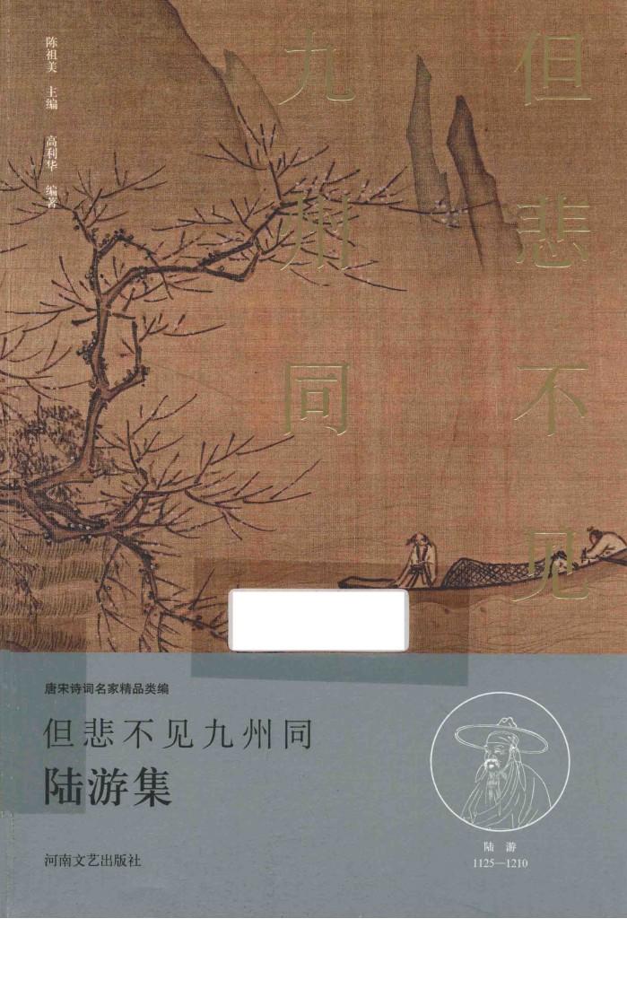 但悲不见九州同  陆游集 封面