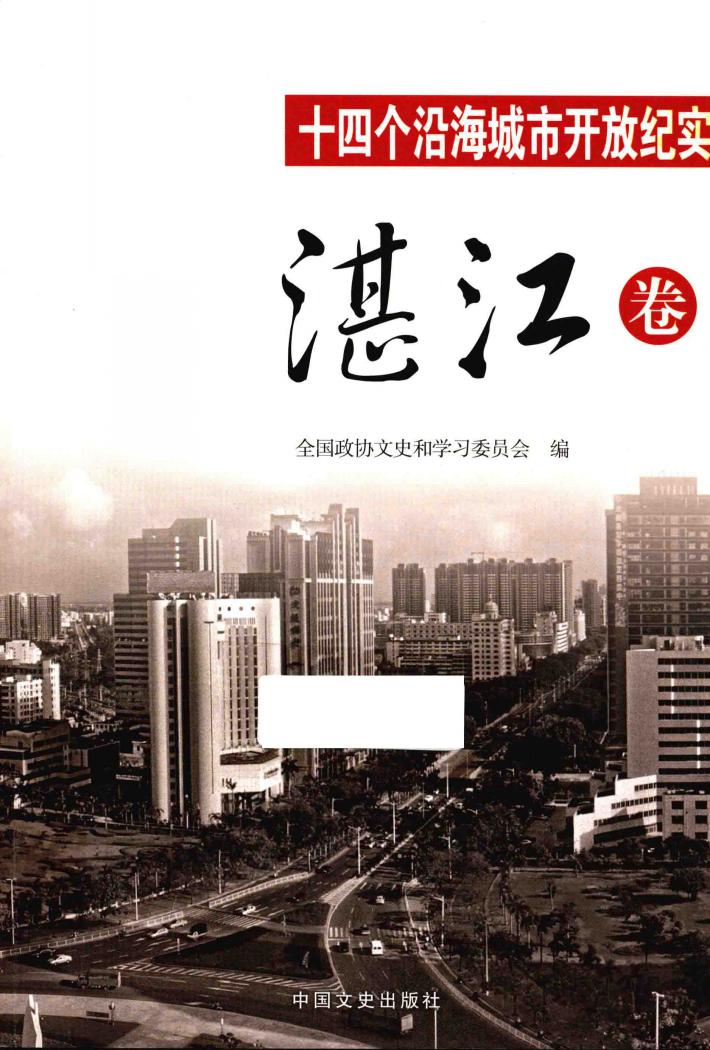 十四个沿海城市开放纪实  湛江卷 封面