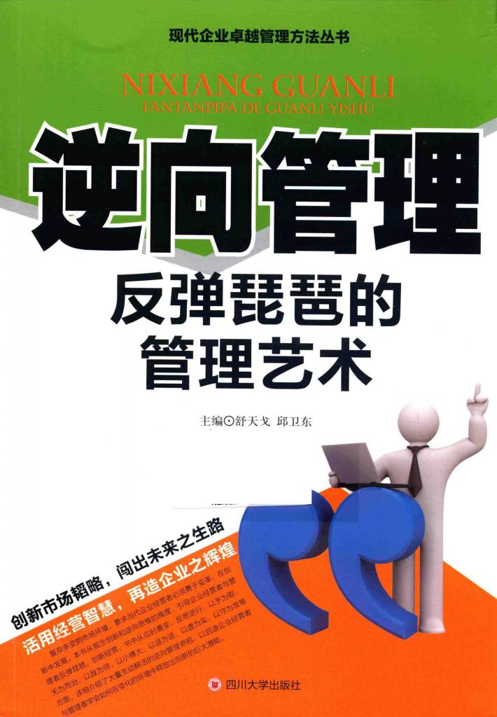 逆向管理  反弹琵琶的管理艺术 封面