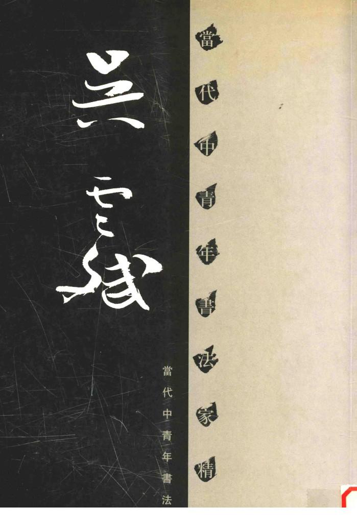 当代中青年书法家精品集 封面