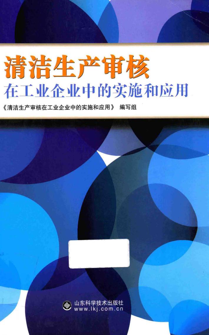 清洁生产审核在工业中的实施和应用 封面