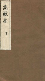 嵩岳志  享 封面