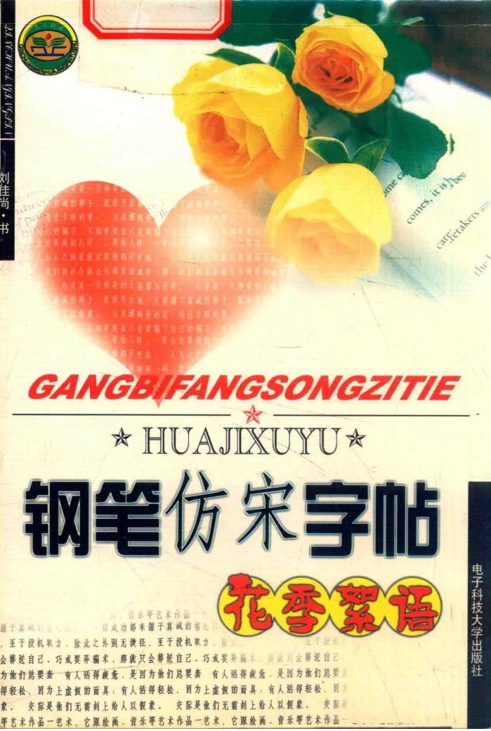 钢笔仿宋字帖  花季絮语 封面