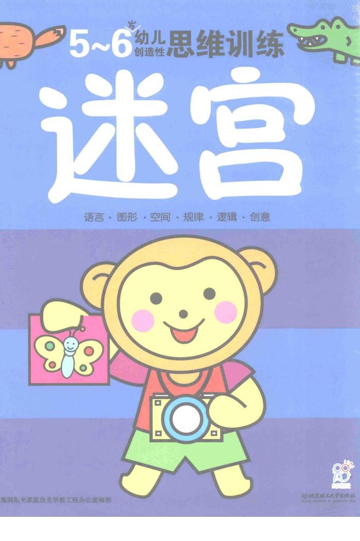 幼儿创造性思维训练  迷宫5-6岁 封面
