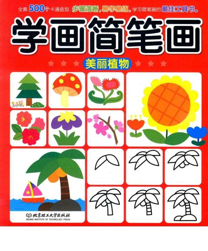 学画简笔画  美丽植物 封面