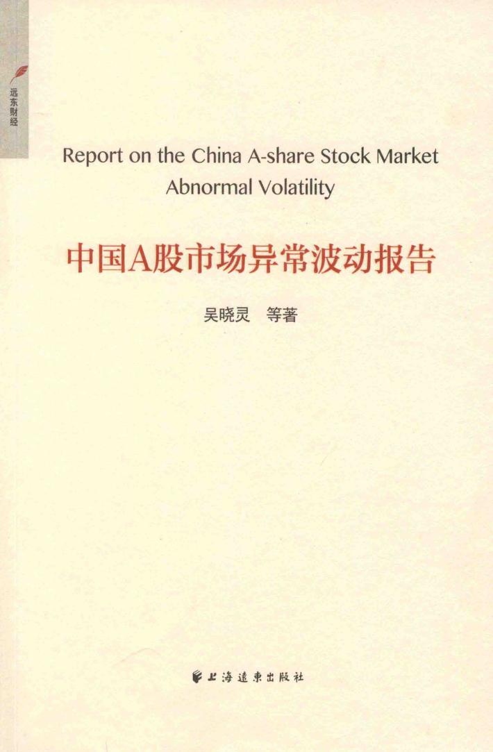 中国A股市场异常波动报告 封面