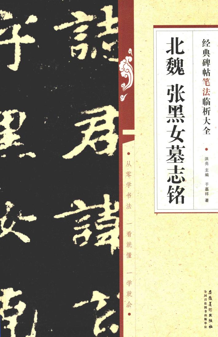 北魏张黑女墓志铭  经典碑帖笔法临析大全 封面