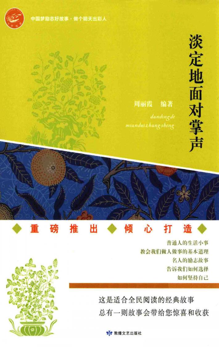 淡定地面对掌声 封面