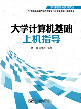 大学计算机基础上机指导 封面