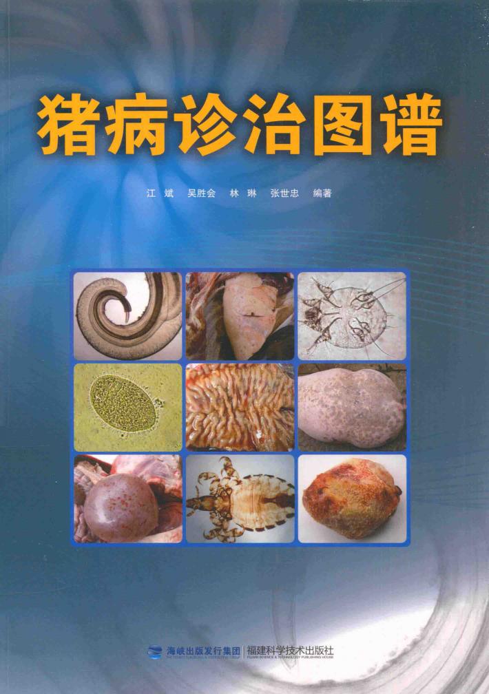 猪病诊治图谱 封面