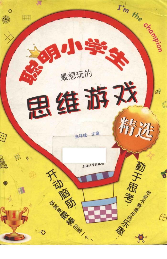 聪明小学生最想玩的思维游戏精选 封面