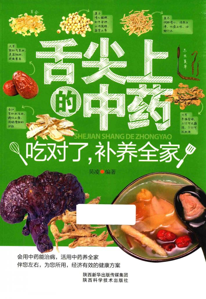 舌尖上的中药  吃对了  补养全家 封面