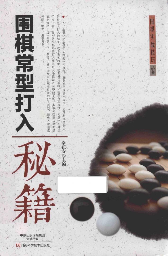 围棋常型打入秘籍 封面