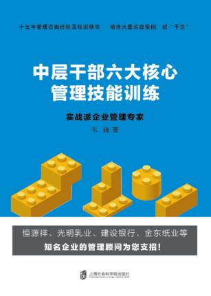 中层干部六大核心管理技能训练 封面