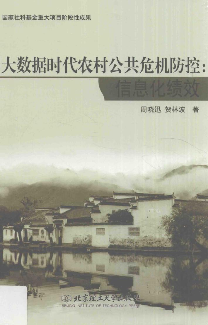 大数据时代农村公共危机防控  信息化绩效 封面