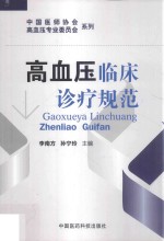 高血压临床诊疗规范 封面