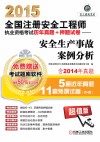 2015全国注册安全工程师执业资格考试历年真题 押题试卷 安全生产事故案例分析 封面